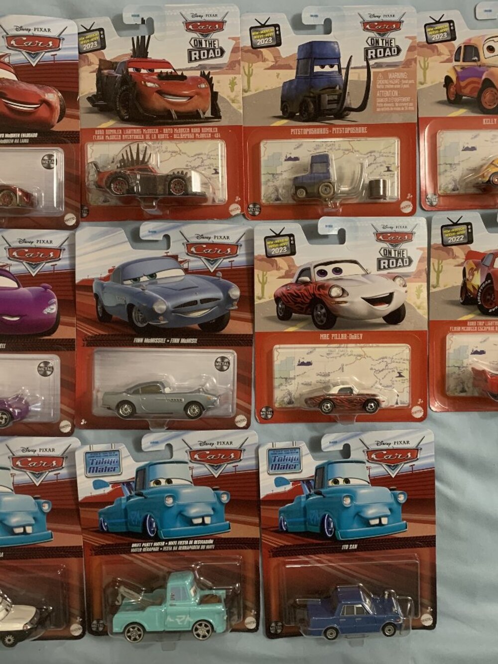 Disney Pixar Cars Die-cast Vehicle Collection Lot of 11 Cars